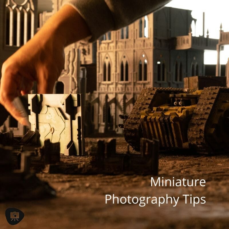 Miniature photography tips.