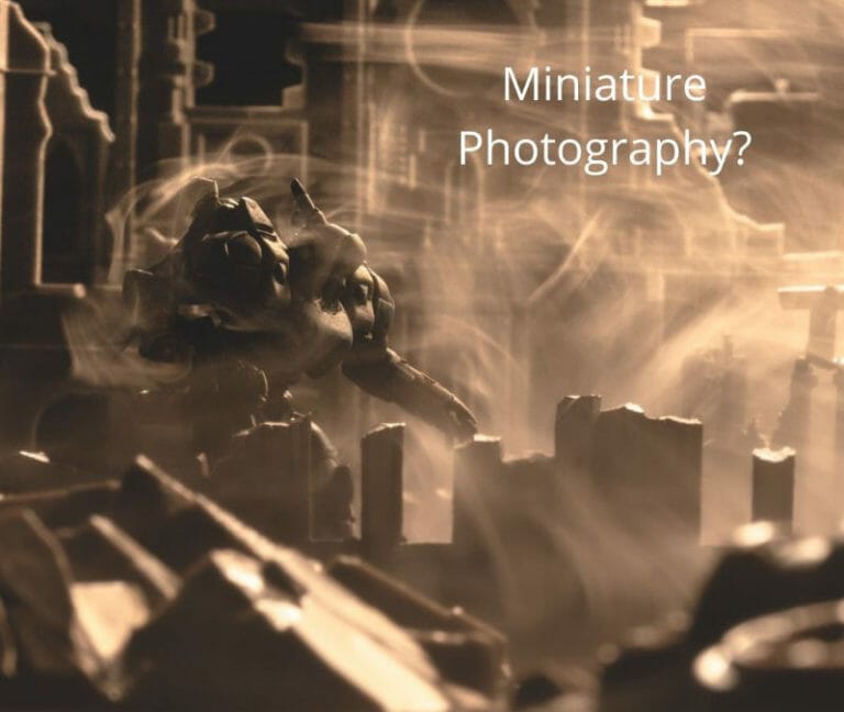 Miniature photography - tips for painting miniatures and wargame modeling.