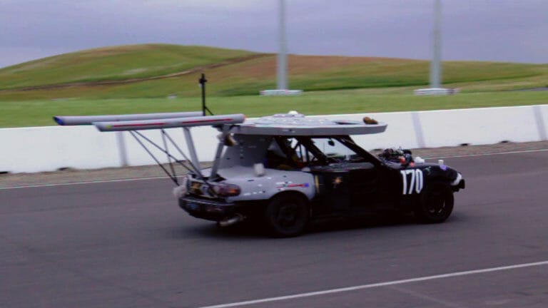 A Star Trek Enterprise themed junk car