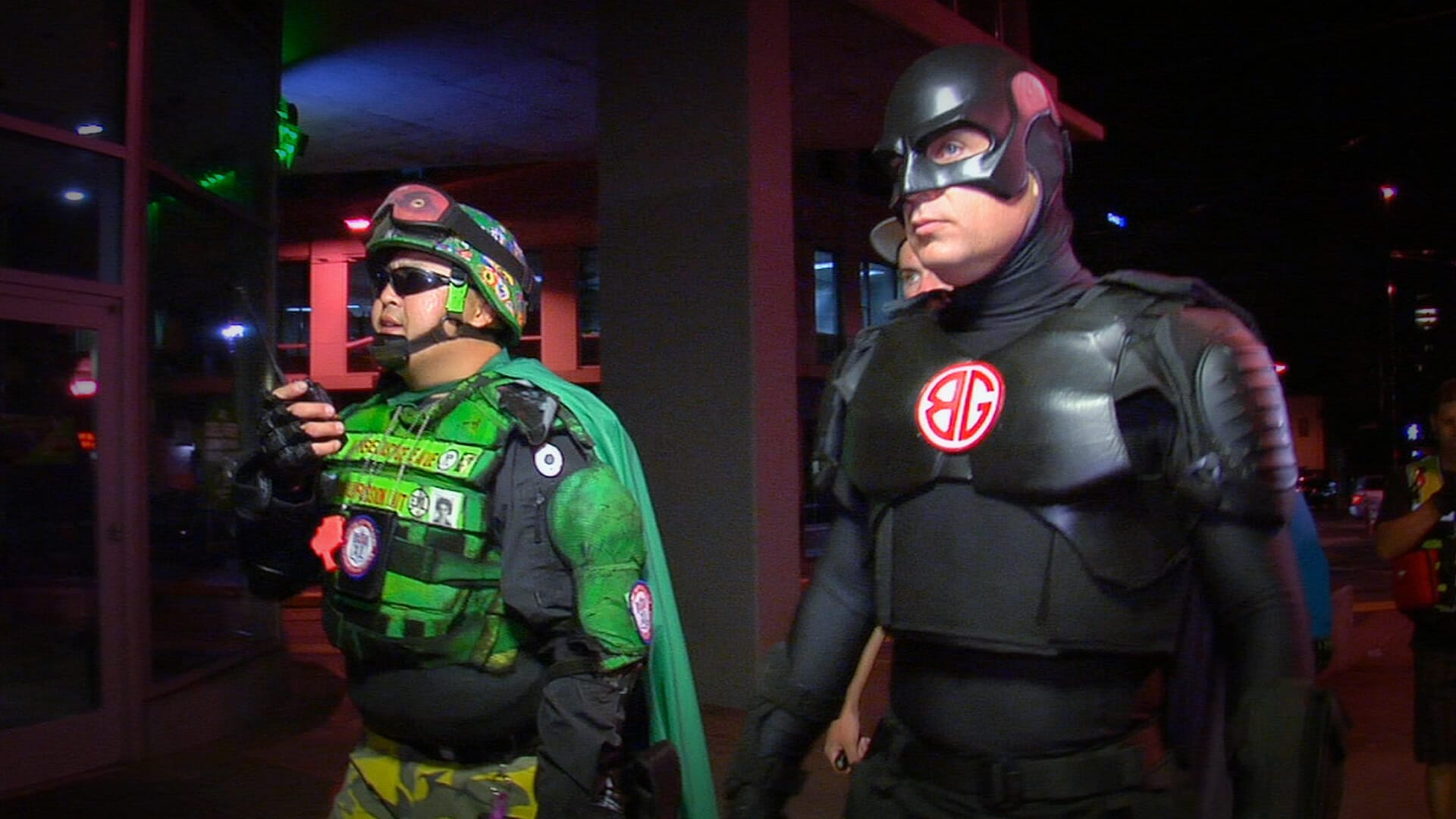 Superheroes without powers patrol the streets