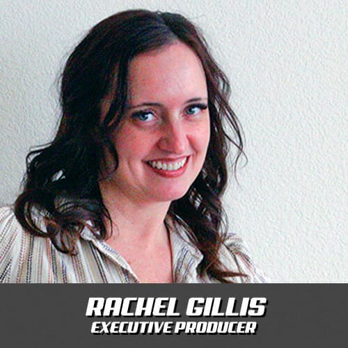 Rachel gillis is smiling.